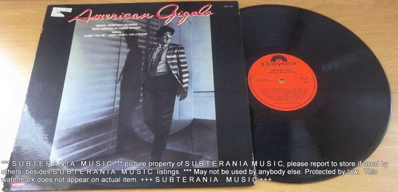 AMERICAN GIGOLO O.S.T.  Vinyl Record