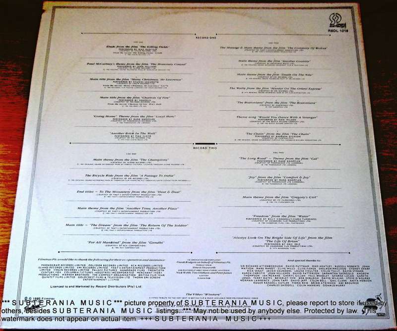 FILM TRACKS The Best of British Film Music 2 X Vinyl Record