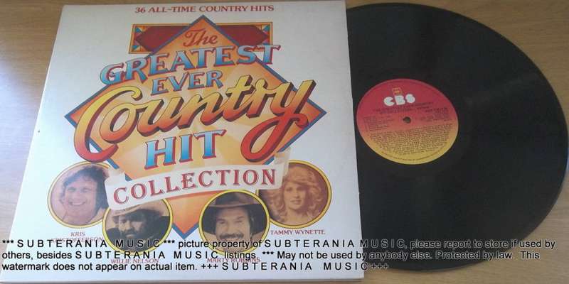 THE GREATEST EVER COUNTRY HIT COLLECTION 2 x Vinyl Record