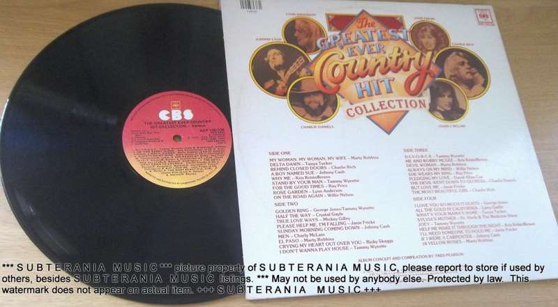 THE GREATEST EVER COUNTRY HIT COLLECTION 2 x Vinyl Record