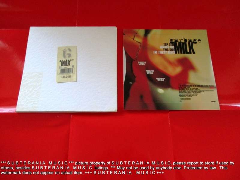 GARBAGE Milk holographic (lenticular) image 7" Single  BLACK vinyl