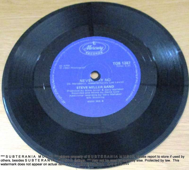 STEVE MILLER BAND Abracadabra  7` Single  BLACK vinyl