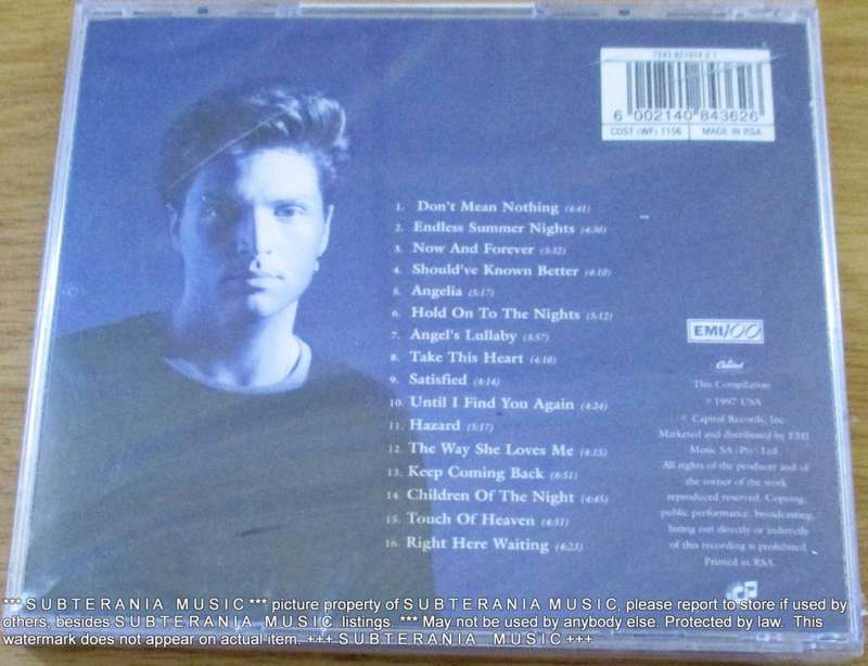 RICHARD MARX Greatest Hits  [Shelf G Box 8]