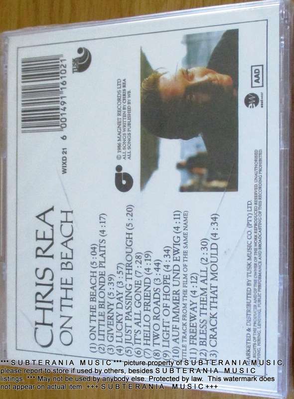 CHRIS REA On the Beach  [Shelf G Box 1]