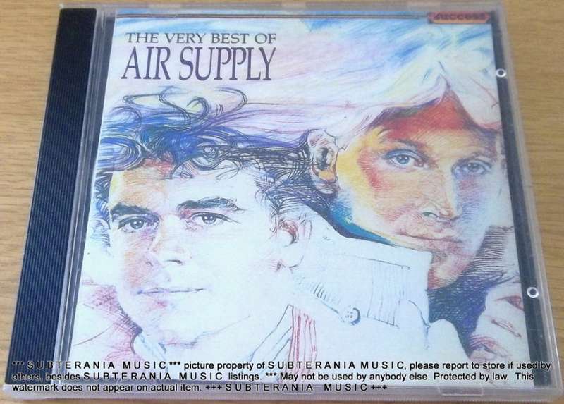 AIR SUPPLY The Very Best Of  [Shelf G Box 7] black tray