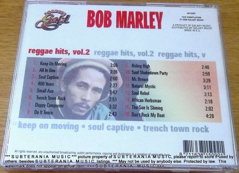 BOB MARLEY Reggae Hits Vol 2  [Shelf G Box 9]