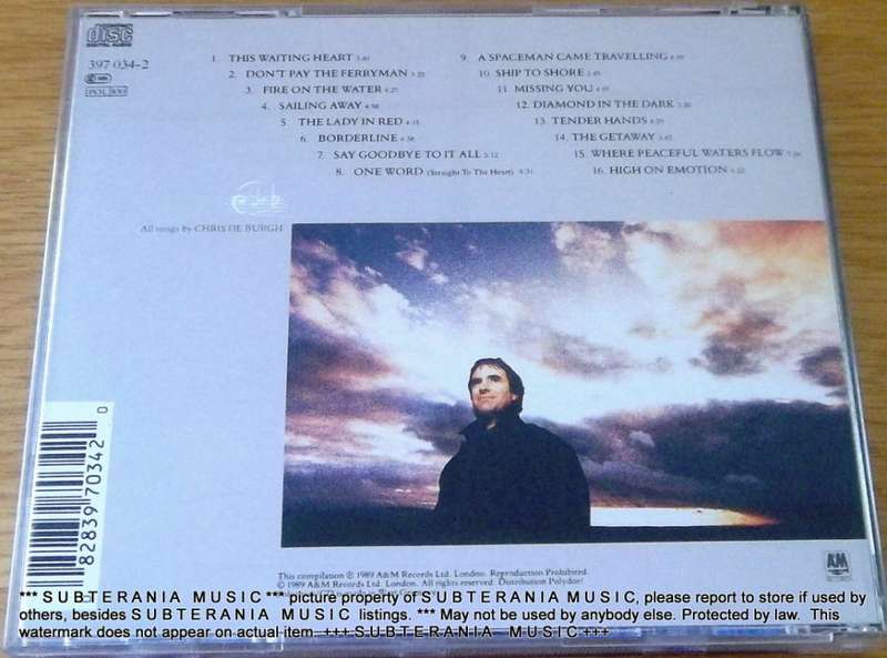 CHRIS DE BURGH Flying Colours IMPORT [Shelf G Box 10]