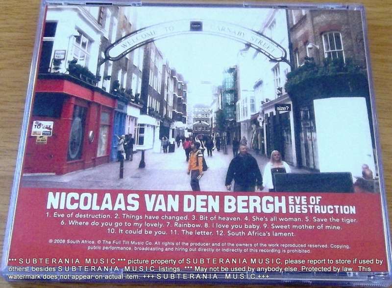 NICHOLAAS VAN DER BERGH  Eye of Destruction  [Shelf G Box 13]