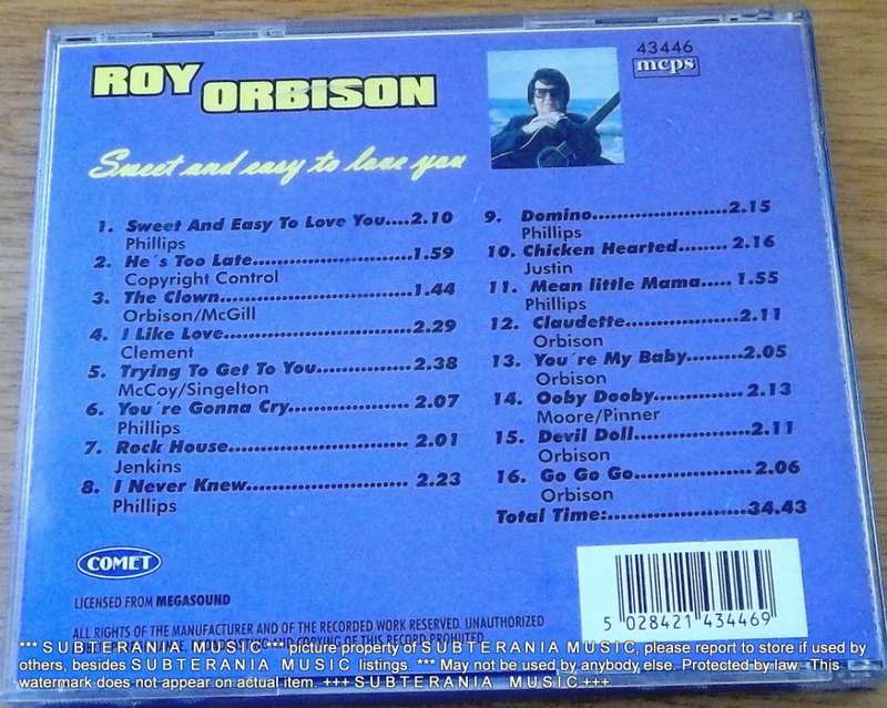 ROY ORBISON  [Shelf G Box 14]