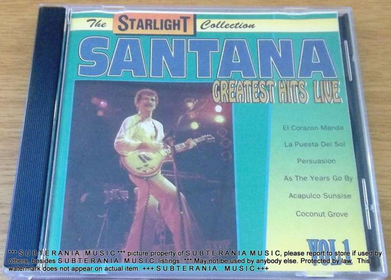 SANTANA Greatest Hits Live  [Shelf G Box 15]