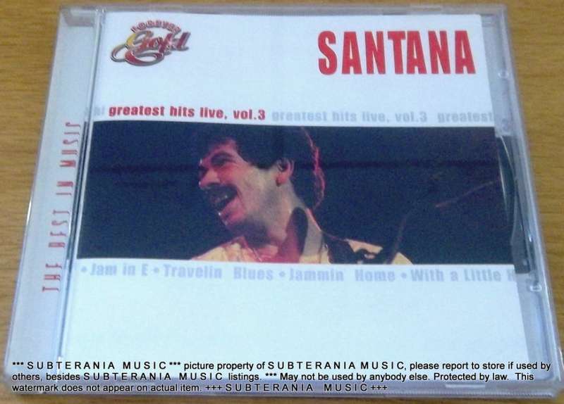 SANTANA Greatest Hits Live vol 3 [Shelf G Box 15]