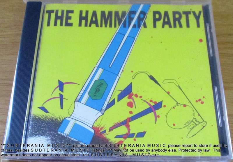 BIG BLACK The Hammer Party   [Shelf G Box 16] Industrial Rock