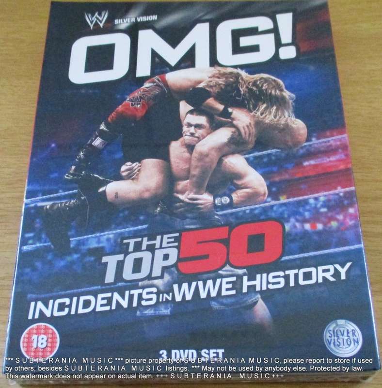 WWE OMG! The Top 50 Incidents in WWE Story 3 X DVD [sealed]