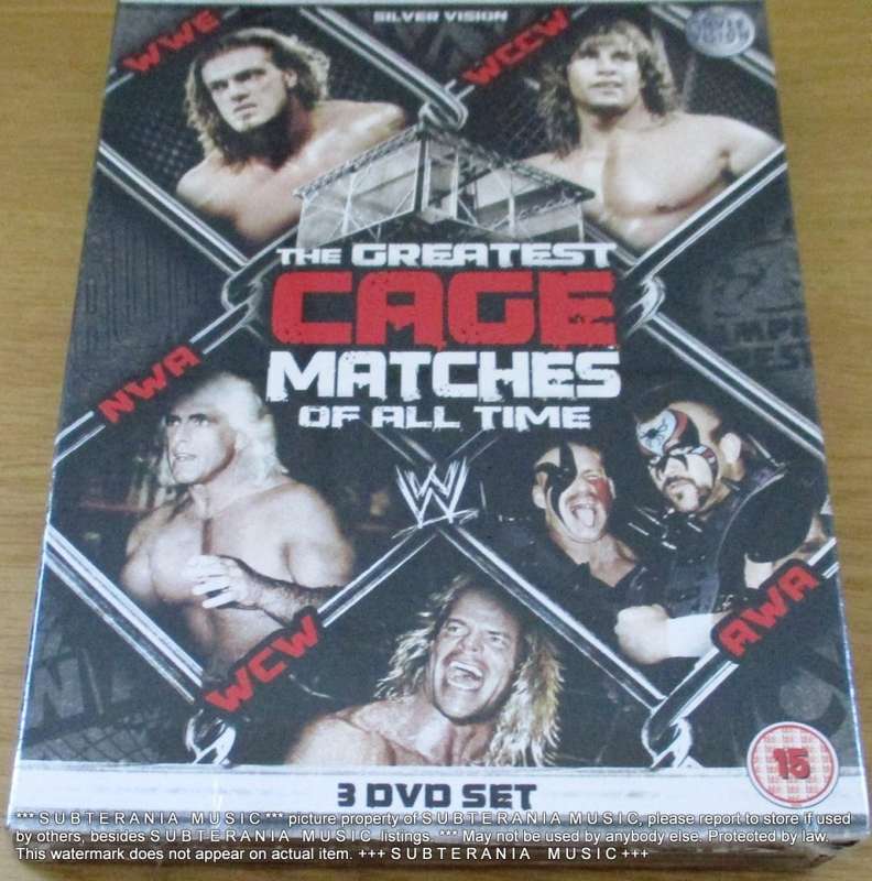 WWE The Greatest Cage Matches Of All Time  3 X DVD  [sealed]