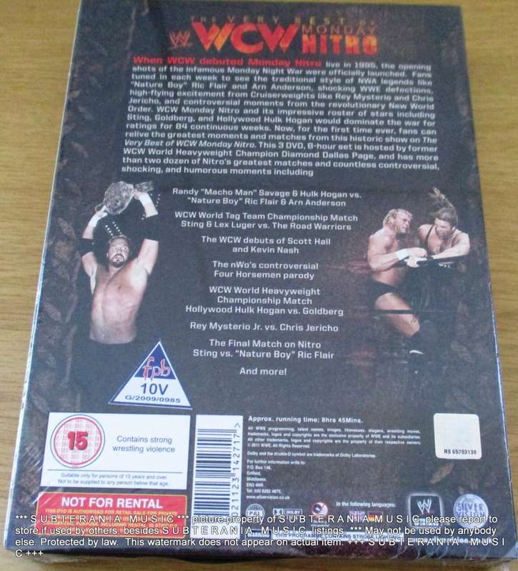WWE WCW Monday Nitro  3 X DVD  [sealed]