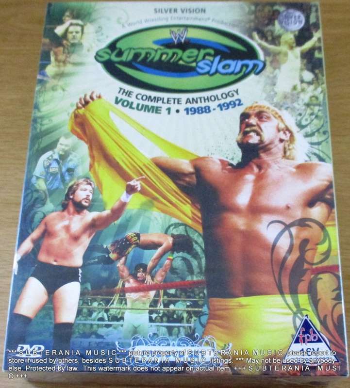 WWE Summerslam The Complete Anthology Volume 1 1988 to 1992 5 X  DVD  [sealed]