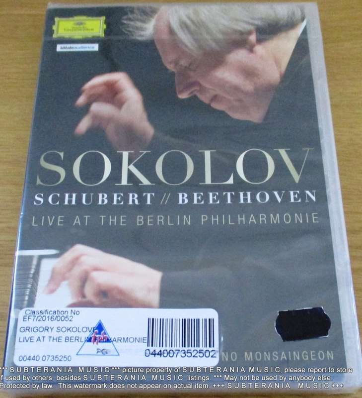 Grigory Sokolov - Schubert & Beethoven - Live At The Berlin Philharmonie [DVD
