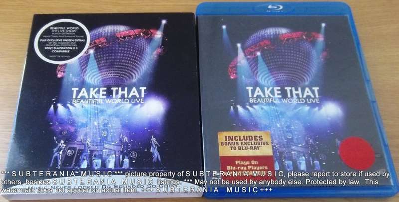 TAKE THAT Beautiful World World Live Blue Ray