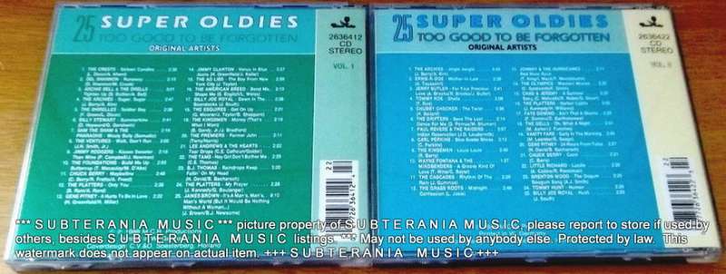 SUPER OLDIES VOLUME 1 + 2 [Shelf G Box 22]