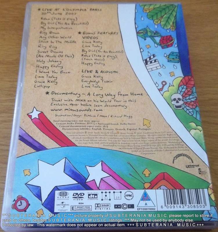 MIKA Live in Cartoon Motion DVD