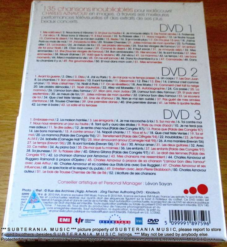 CHARLES AZNAVOUR Anthologie 2: 1973 - 1999 DVD