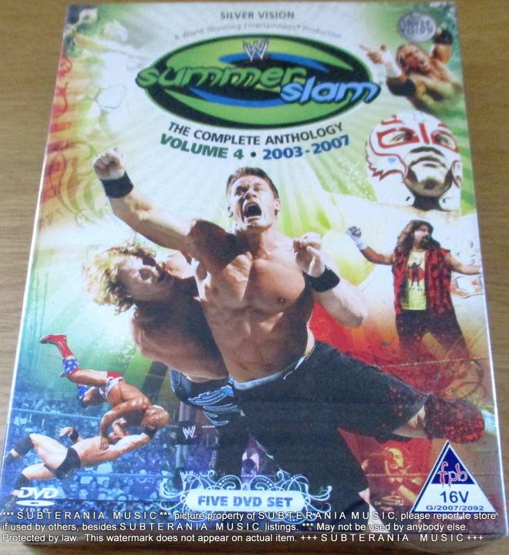 WWE Summerslam The Complete Anthology Volume 4 2003 to 2007 5 X  DVD  [sealed]