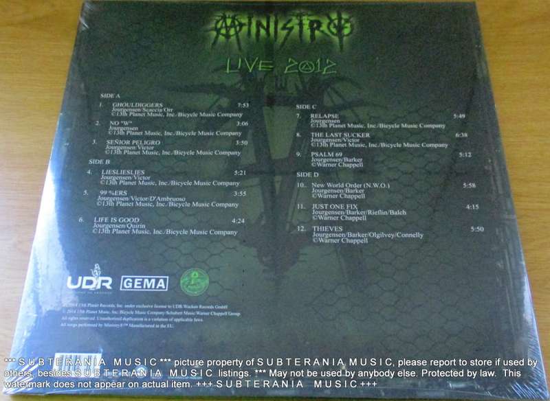 MINISTRY Last Tangle In Paris Live 2012 2  Vinyl, LP