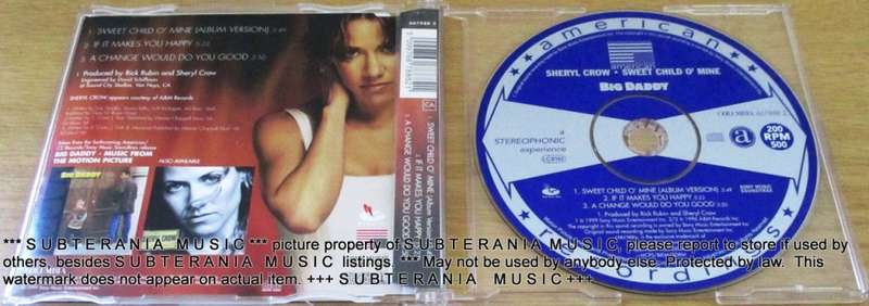 SHERYL CROW Big Daddy CD Maxi Single IMPORT [Shelf G Box  23]