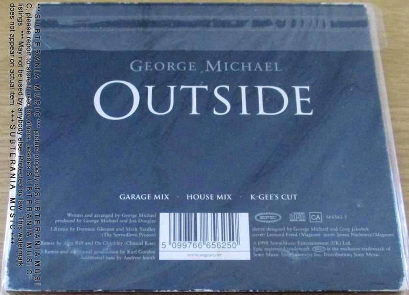 GEORGE MICHAEL Outside The Mixes UK CD single