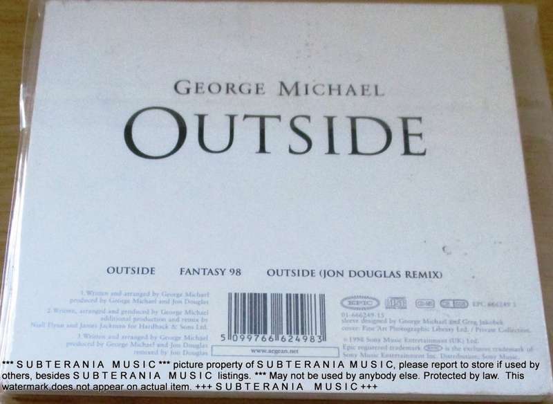 GEORGE MICHAEL Outside Digipak UK CD single