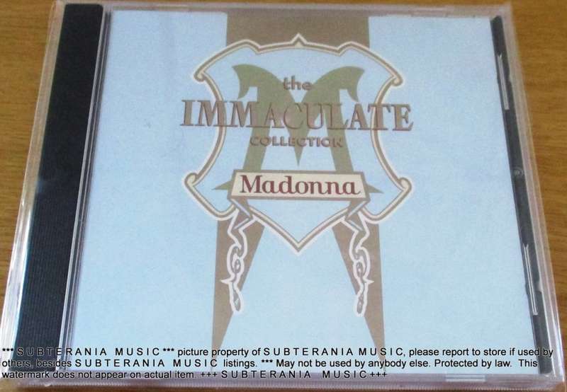MADONNA The Immaculate Collection IMPORT CD