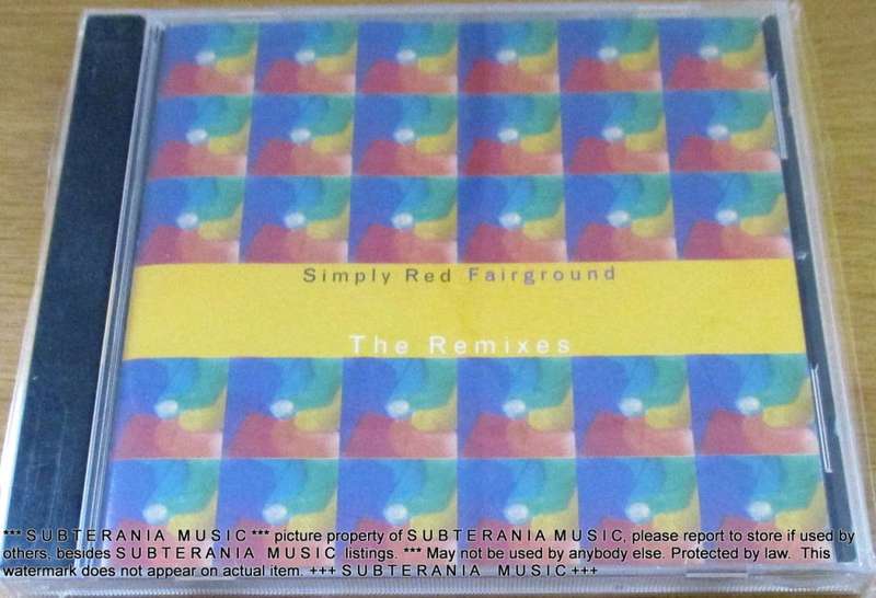 SIMPLY RED Fairground CD Single  [Shelf G Box 23]