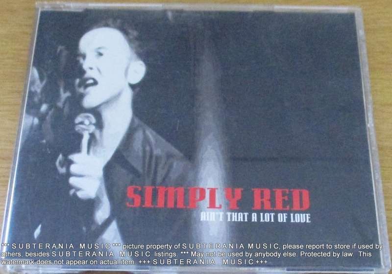 SIMPLY RED Ain`t that a Lot of Love CD Single  [Shelf G Box 23]
