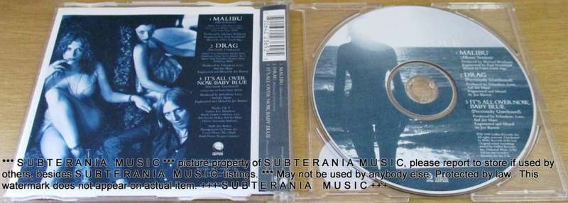 HOLE Courtney Love Malibu CD Single  [Shelf G Box 23]