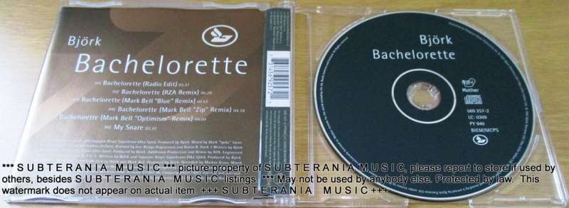 BJORK Bachelorette CD Single IMPORT  [Shelf G Box 23] in slimline jewel case