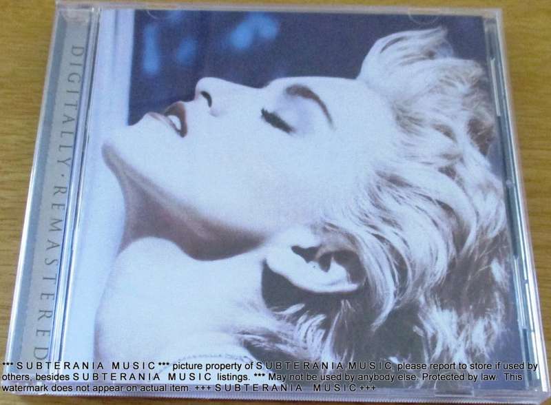 MADONNA True Blue + bonus tracks South African CD Pressing Remastered