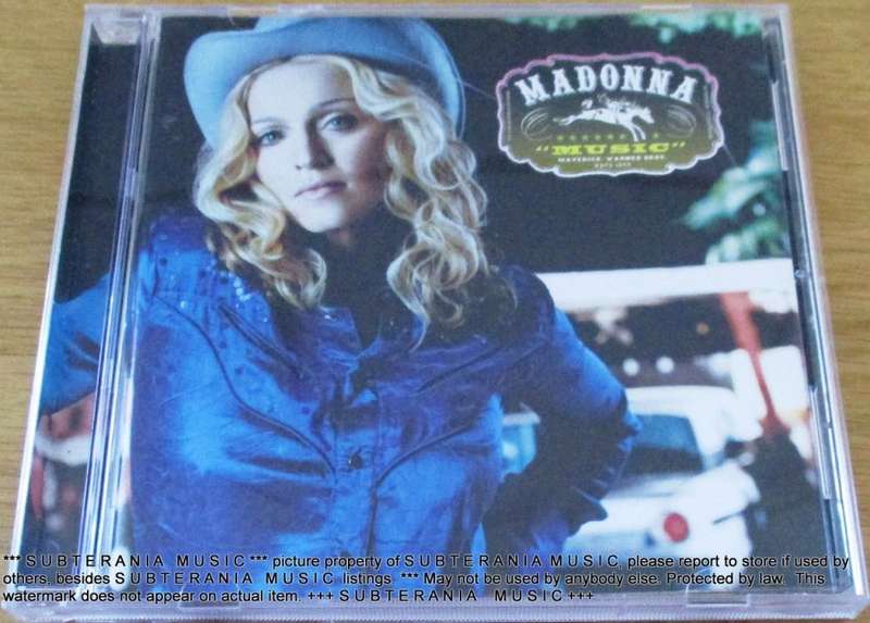 MADONNA Music CD South African Pressing [EX]