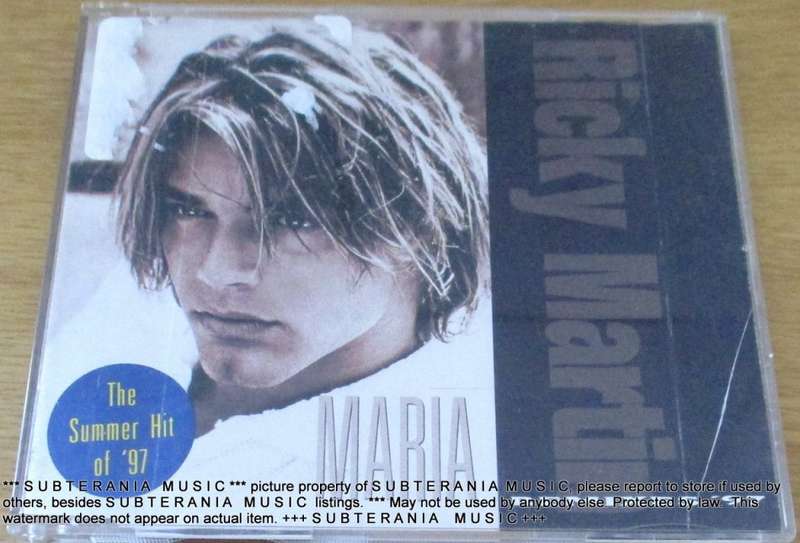 RICKY MARTIN Maria Remixes 97 South African CD Single