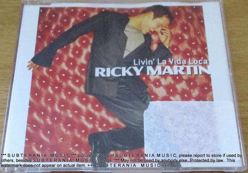 RICKY MARTIN Livin' La Vida Loca South African CD Single