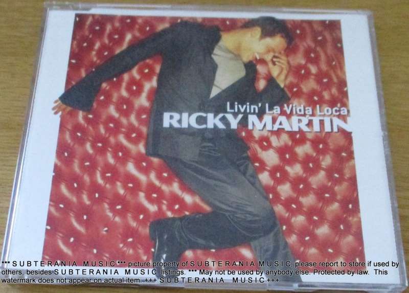 RICKY MARTIN Livin' La Vida Loca South African CD Single