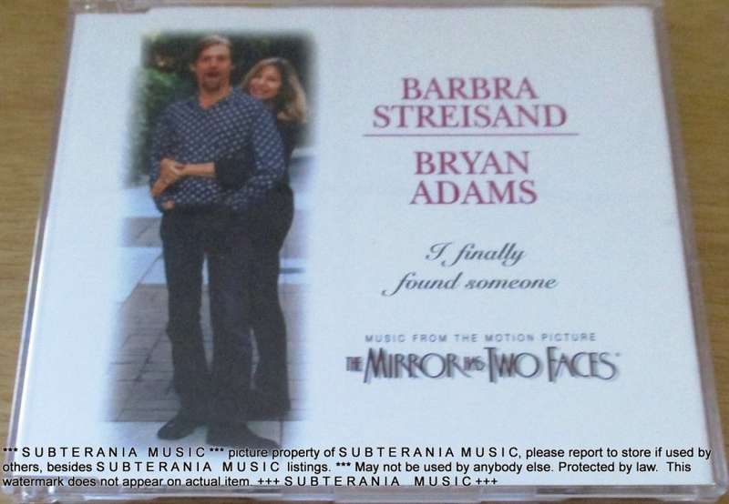 BRYAN ADAMS I Finally Found Someone CD Single South African Pressing