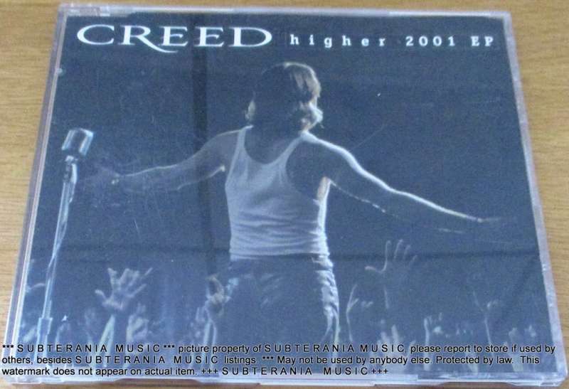 CREED Higher 2001 EP IMPORT CD Single [Shelf G Box 23]
