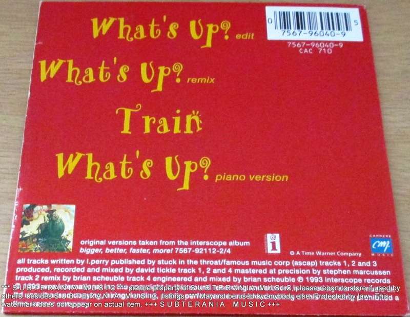 4 NON BLONDES What`s Up? IMPORT CD Single Shelf G Box 23