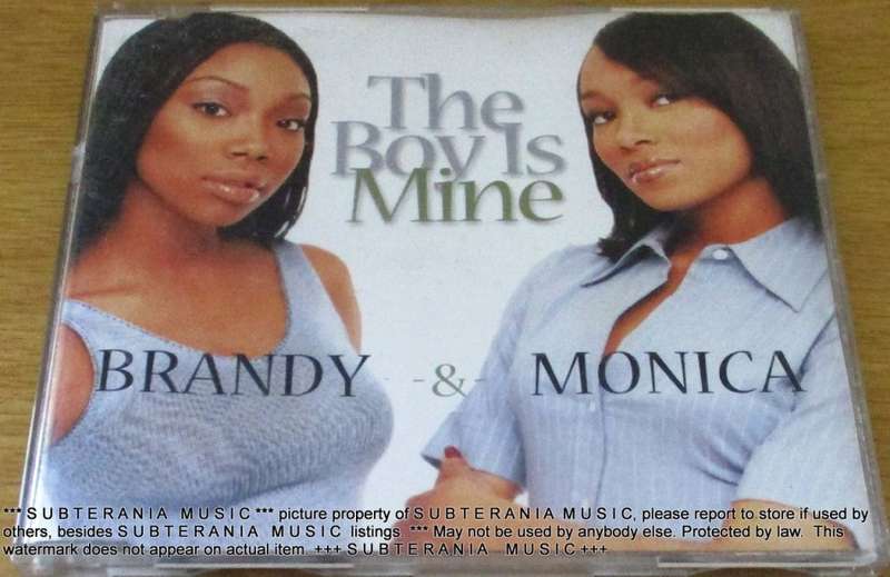 BRANDY + MONICA  The Boy is Mine CD Single [Shelf G Box 23]