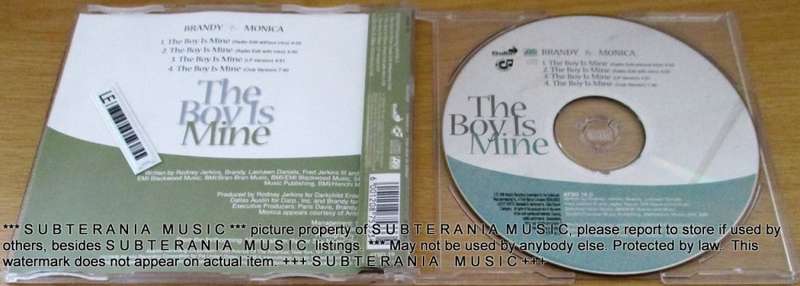 BRANDY + MONICA  The Boy is Mine CD Single [Shelf G Box 23]