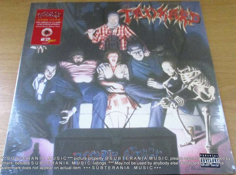 TANKARD Zombie Attack Ltd Edition Splatter Vinyl LP Record Sealed