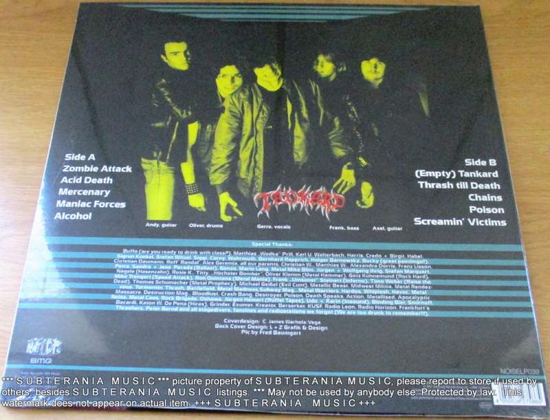 TANKARD Zombie Attack Ltd Edition Splatter Vinyl LP Record Sealed