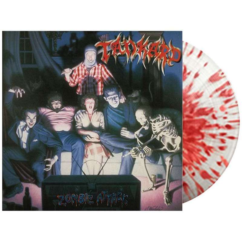 TANKARD Zombie Attack Ltd Edition Splatter Vinyl LP Record Sealed