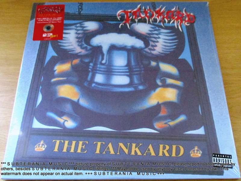 TANKARD The Tankard + Aufgetankt  EP. Ltd Edition splatter Vinyl LP Record Sealed