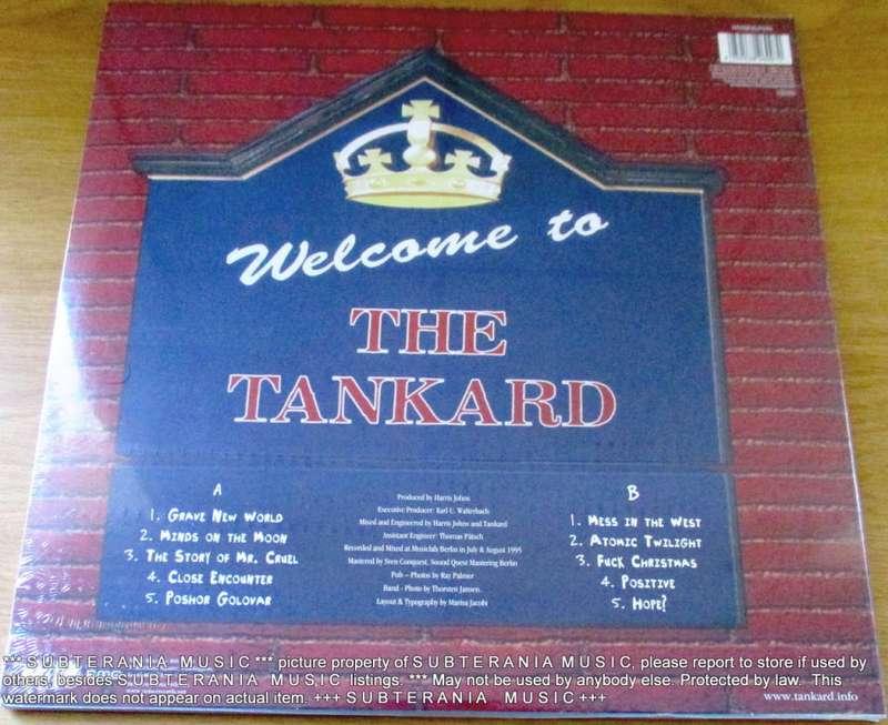 TANKARD The Tankard + Aufgetankt  EP. Ltd Edition splatter Vinyl LP Record Sealed